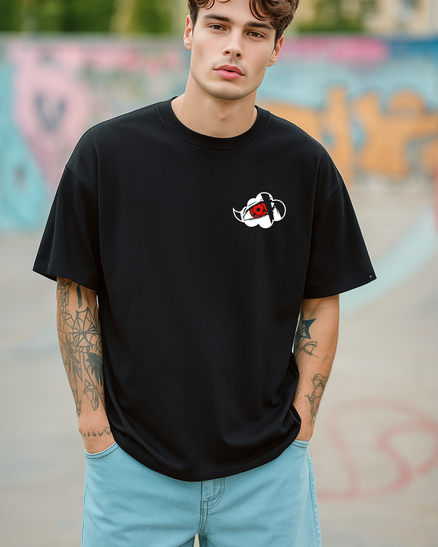 Gojo-Sharingan eye Limited edition Tees
