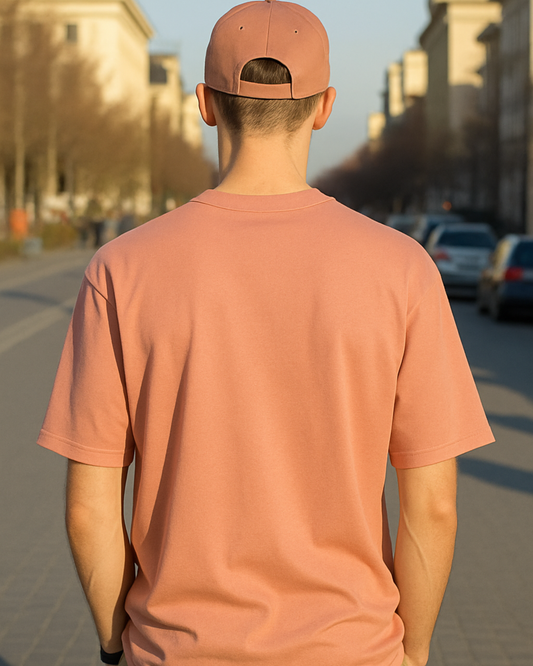 Peace Edition Oversize Peach Tees