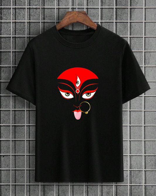 "Durga Puja " Edition Oversize Black Tees