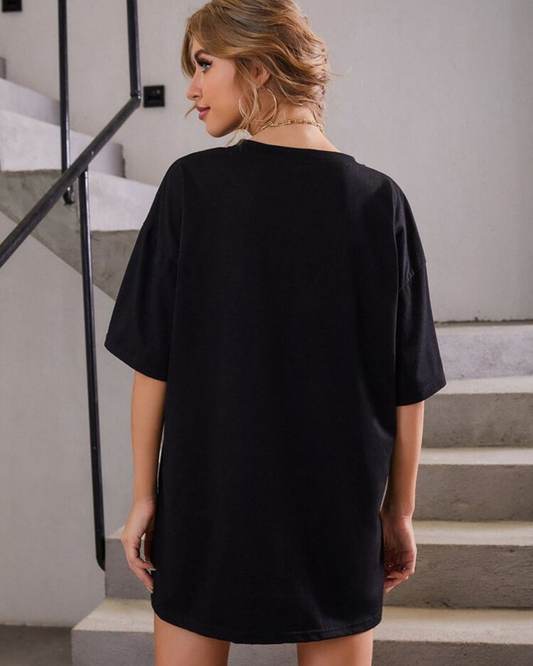 " VENGEANCE" Typography Oversize tees