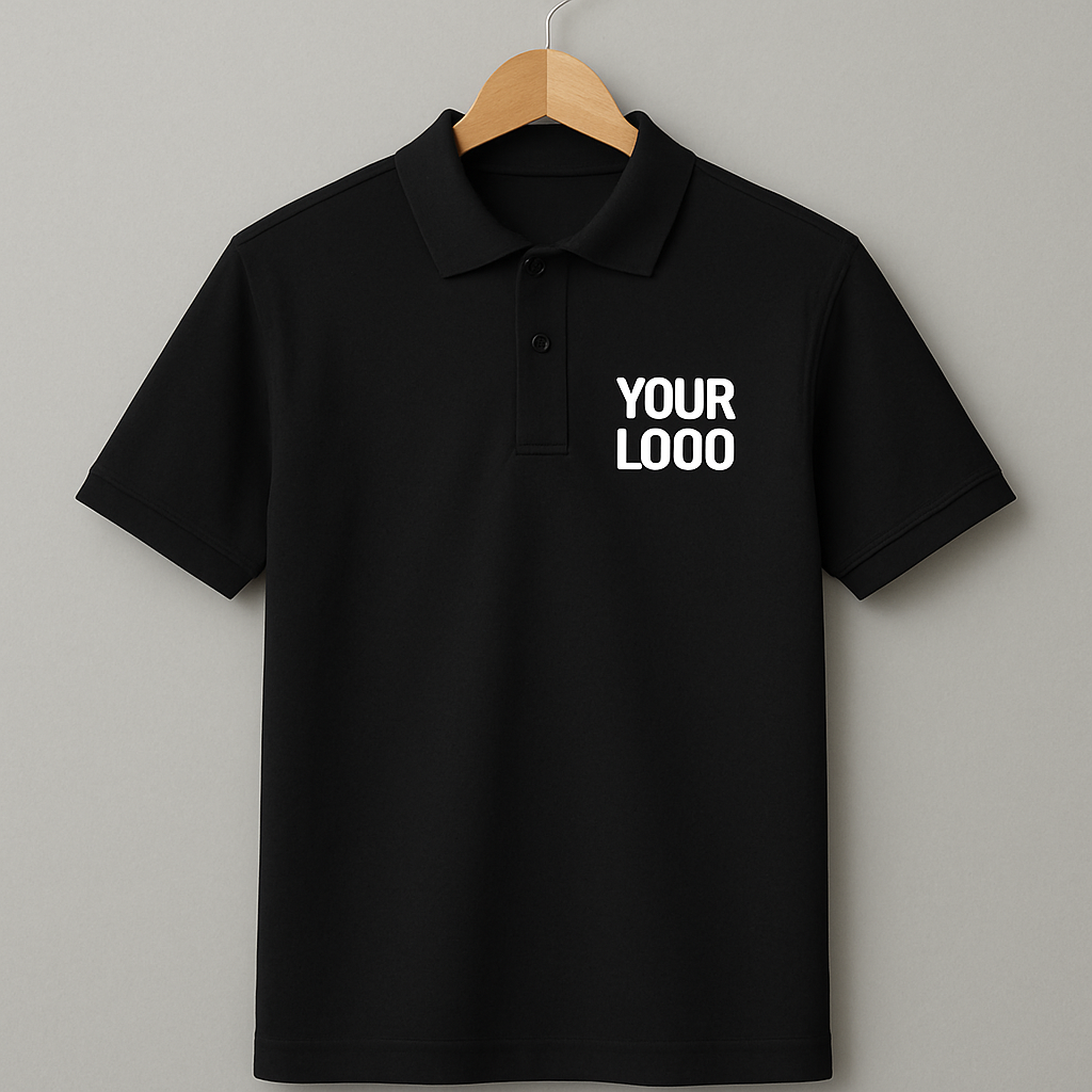 Custom Black polo