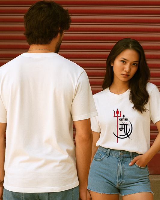 "Durga Puja " Edition Oversize Black Tees