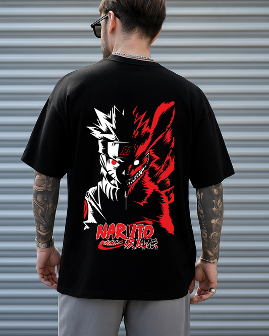Naruto inspired Oversized Tee