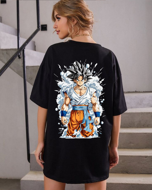 Anime Edition Oversize Black Tees