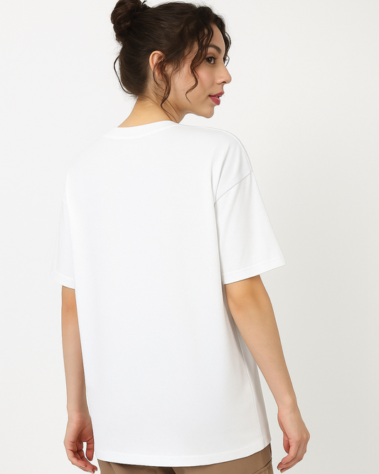 Peace Edition Oversize White Tees