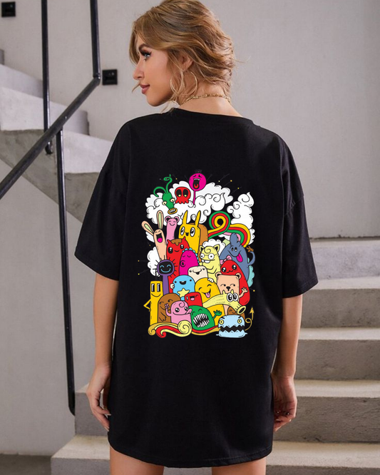 Doodle Verse Oversize Tees