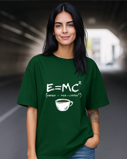 "E=mc² Bright Minds  Oversize Tee"