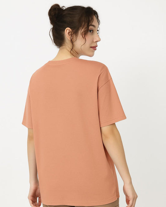 Power Edition Oversize Peach Tees